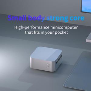 T8 플러스 트윈 레이크 N150 미니 PC 윈도우 11 프로 4800MHz DDR5 8GB/16GB 512GB SSD WiFi5 BT4.2 포켓
