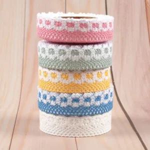 레이스 리본 스티커 레이스끈 공예재료 미술