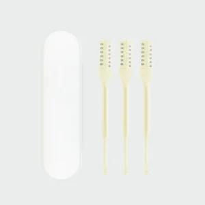 휴대용 수동 콧털 면도기 정리칼 정리 코 안쪽 털 제모 커터 코털 안전 제거칼 제거기 3p 세트