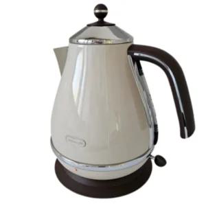 드롱기 아이코나 빈티지 베이지 전기 포트 주전자 KBOV2001 (1srr)