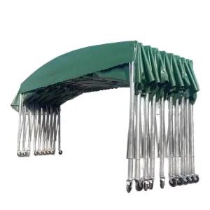 천막차고 접이식 창고 대형 주차 텐트 캐노피 자동차 지붕 네발