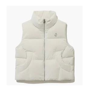 [르꼬끄](강남점)[이월][30% OFF] 여성 뤼 미에르 크롭 다운 베스트 WBG / QP422ODVN1