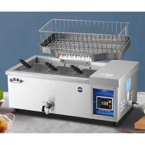 업소용전기튀김기 온도조절 기름여과 트레이 업소용