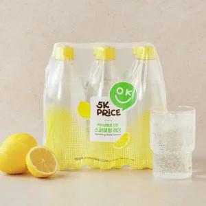 5K프라이스 먹는 샘물로 만든 스파클링 워터 레몬 500ml*6입