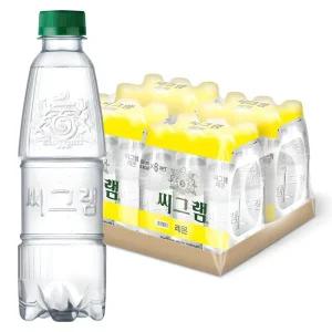 씨그램 레몬 무라벨 탄산음료 350ml 24병