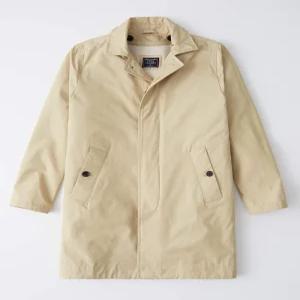 abercrombie 후드 세파안감 트렌치 코트