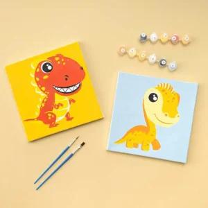 소형 유화그리기 세트 20x20(크리스마스.탈것.풍경)/놀이/명화/그리기/DIY/유화/키트/그림/액자/만들기/