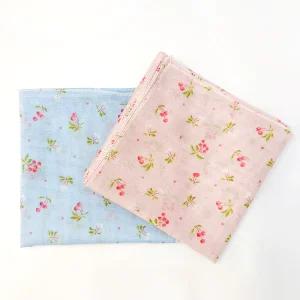 국산 HG34 가제 면 큰 손수건 체리콕콕 여자 여성 등산 단체 선물 답례품 패턴