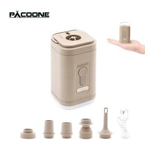 에어펌프 휴대용 무선 전기 에어 펌프 아웃도어 보트 캠핑 수영 튜브 충전 베드 자동 공기