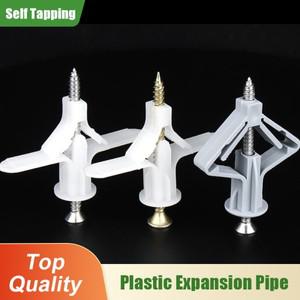[로로구대]  섬유판 셀프 태핑 네일 나사 플라스틱 확장 마른 벽에서 나온 앵커 파이프 튜브 키트 나사 벽