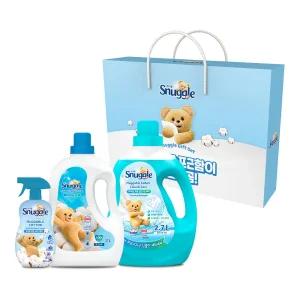 스너글 스페셜 기프트세트 섬유유연제, 액체세제, 섬유탈취제 3종