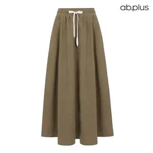 [ab.plus] 코듀로이 밴딩 플레어 스커트 (LSZ4MS34A)