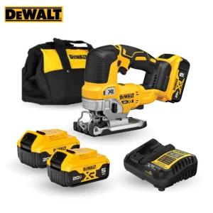 디월트 충전식 무선 직쏘 직소 20V DCS334P2 5.0Ah 배터리 2개 + 파우치세트