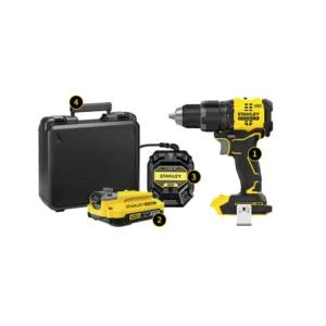 스탠리 SBD716D1K 해머드릴 드라이버 20V 2A 1개 세트