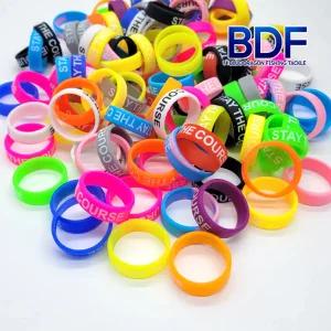 청룡조구 실리콘 링 세트(벌크) 낚싯대 그립 고무링 실리콘밴드