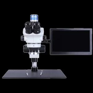 회로 돋보기 스마트폰 분해 조립 시계 수리용 쌍안경 확대경(삼안/100배/3800만)+12인치화면