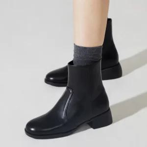 엠.무크 시엘 소가죽 컴포트 앵클부츠 블랙 516523614AA