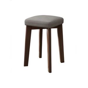 의자 스툴 사각 현관 모던 신발의자 쿠션 원형 없는 등받이 다이닝 원목