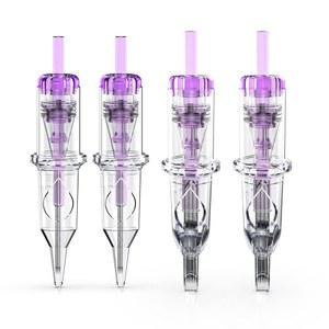 웜홀 타투 카트리지 바늘, 20개 혼합 사이즈 3RL 5RL 5RM 7RM 일회용 바늘 원형 라이너 셰이더 매그넘 펜 기계 영구 메이크업 용품