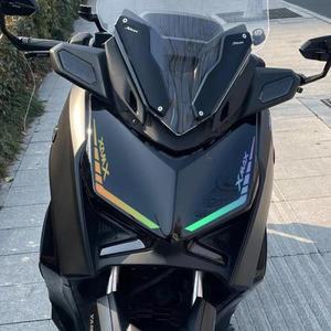 이마 방수 특수 램프 눈썹 스티커에 대 한 2pcs 오토바이 YAMAHA XMAX 300 2023에 비닐 데 칼을 다시 장착