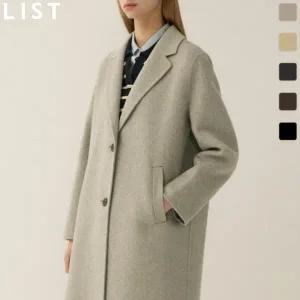 [리스트](대구신세계) 울 투버튼 핸드메이드 코트