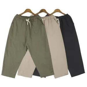 [라일리] Rly 남성 바지 남자 린넨 벌룬 배기팬츠