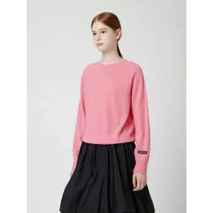 [CC콜렉트](강남점)캐시미어 블렌드 로고 장식 풀오버_C254KSK134