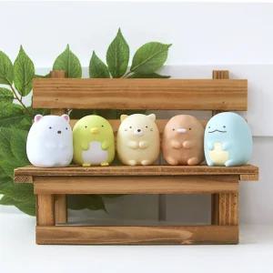 스미코구라시 피규어 세트 5종 5cm 모음 패키지어인형 미니어처 몰랑이 수집용어 장식어 캐릭터장난감 캐릭