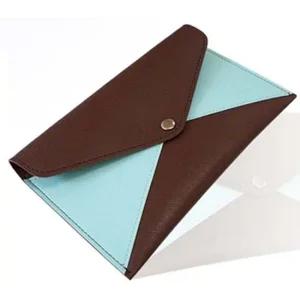 로얄 투톤 통장파우치 브라운 R-1027 통장파우치 클러치백 통장지갑 동전지갑 카드지갑