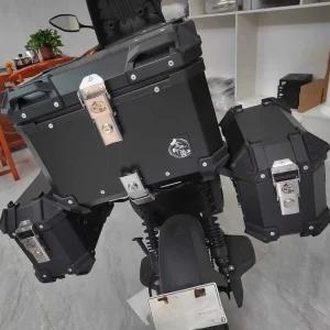 알루미늄 사이드백 오토바이 여행 장거리 보조 소형