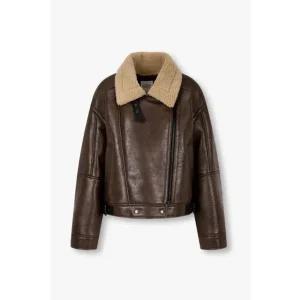 [갤러리아] 톰보이[25겨을]카라배색 빈티지 무스탕(9175461982)