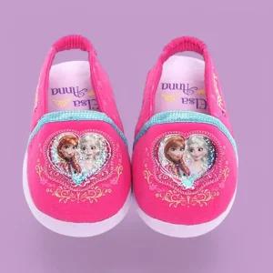 아동용 겨울왕국 스마일 실내화 고무덧신 어린이집 유 초등학생실내화