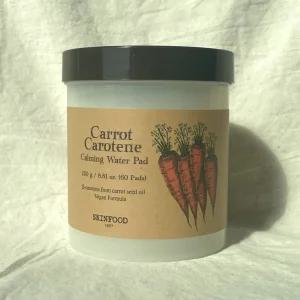 스킨푸드 캐롯 카로틴 카밍 워터 패드 60매 1개 / 써클