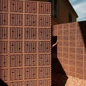 붉은벽돌 모델링 벽돌 간편한 테라코타 조립식 내외장 주황색 설치