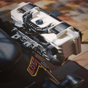 슈퍼 사이드박스 바이크 방수 클래식 브라켓 리어박스 리어백 탑 탑박스 박스 오토바이 리어