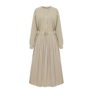 [티뷰] 니트스트링플리츠원피스_V5C-COP018