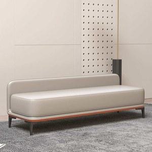 병원 대기의자 소파 미용실 90x45x50m오트밀 오렌지 벤치소파 네일샵 로비