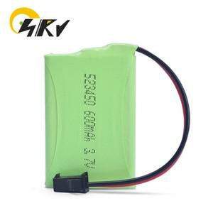 3.7V 600mAh 충전식 리튬 이온 배터리 523450 원격 제어 스마트 로봇개용 장난감 및 SMP-2P 커넥터