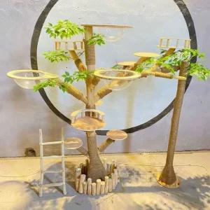 나무형 나무모양 캣타워 대형 놀이터 카페 고양이 등반