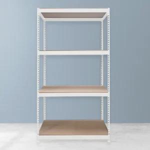 뉴파워랙 라이트 철제선반 무볼트 조립식앵글 베란다 경량랙 베란다선반 4단 MDF