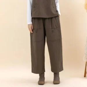 꾸꾸 앞포켓 바지  마담 미시 중년 여성 빅사이즈 40대 50대