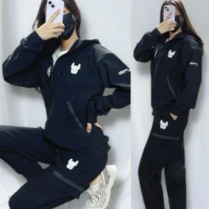 라이프워크 D 폴리스합포 기모 반집업 후드 트레이닝복 세트 - 가을 겨울 신상(남여공용)