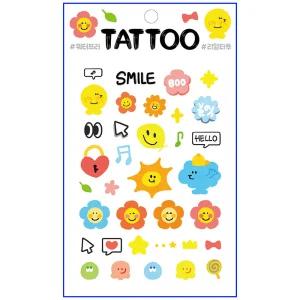 타투스티커 TS-038 스마일레트로 물없이10초완성 문신 51종