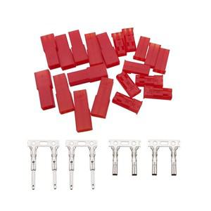 빨간색 JST SYP 2핀 2.54mm 피치 암수 플러그 플라스틱 하우징 크림프 단자 핀 헤더 커넥터 키트 (RC 리포