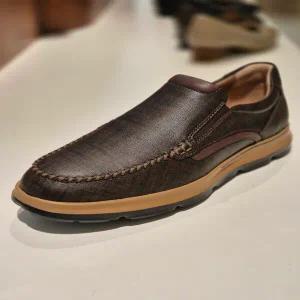 금강제화 랜드로바 남성화 쿠션형 캐주얼 슬립온 LANSLH2303MF3X 브라운