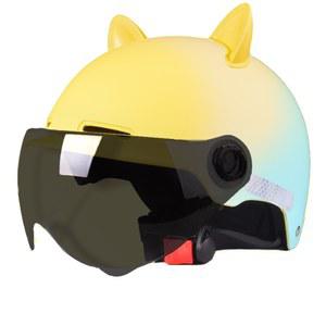 귀여운 반모 스쿠터 페이스 헬멧 고양이 클래식 오토바이 핑크 비틀