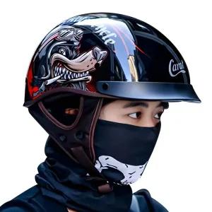 빈티지헬멧 반모 경량 클래식 로얄헬멧 모던 풀페이스