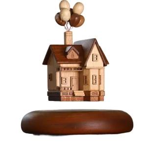 공중부양 회전 플라잉 플로팅 부양 하우스 장식 카드 자성 매직 카드마술 공중 장난감 도구