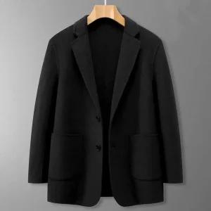 남자모직자켓 울 마이 빅사이즈 브렌우드 콤비 자켓 올드머니룩 정장자켓 블레이저 중년 오버핏