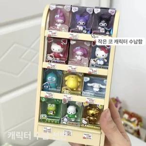 쌀알 피규어 수납함 다용도 정리함 전시대 벽걸이 투명보관함 투명 수납 아크릴케이스 전시장